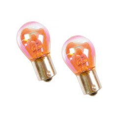 Glhlampe amber-chrom PY21W, 12V, 21W, BAU15S, 2 St. im Blister