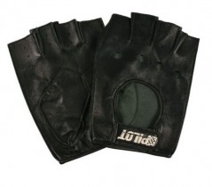 Echt-Leder-Handschuhe Halbfinger Xl